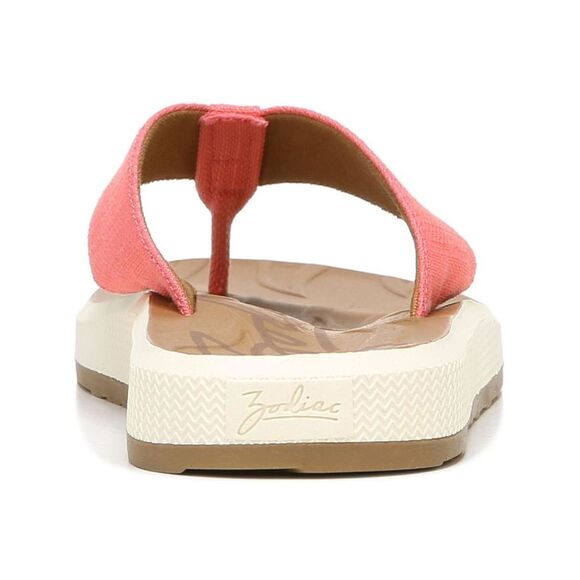 ZODIAC Womens Pink 1/2" Platform Sunny Round Wedge Slip On Flip Flop Sandal 10 M - Picture 2 of 4